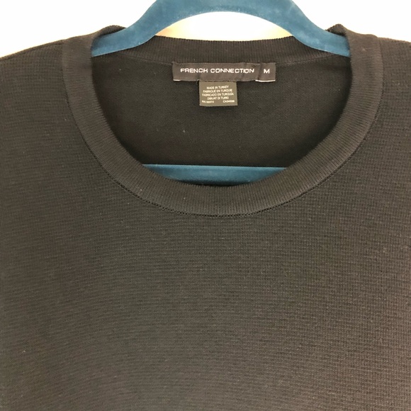 French Connection Navy Crewneck Knit size Medium - Picture 2 of 7